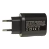 USB seinilaadija MACLEAN MCE479B — 3x USB-porti, 18W koguvõimsus, kompaktne