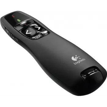 Juhtmevaba esitlusseade Logitech R400 laserosuti puldi funktsiooniga