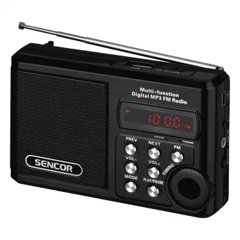 Kaasaskantav raadio SRD 215 B MP3, USB, SD