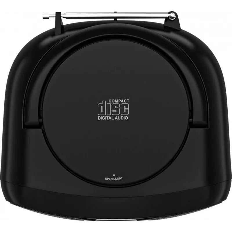 Boombox SENCOR SPT2300BK — CD-mängija, MP3, USB, Bluetooth 5.1, FM, AUX, 4 W, aku/võrgutoide