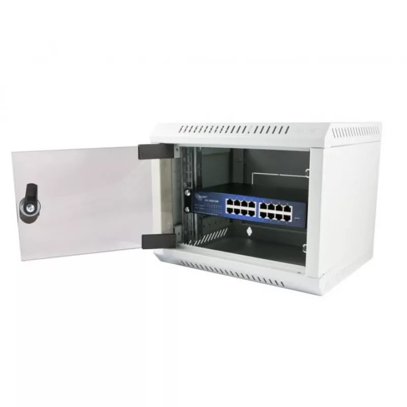 Hallatav kommutaator ALLNET 112534 L2 Gigabit Ethernet 16 porti 19U Must
