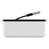 Belkin USB 2.0 4-Port Travel Hub, hõbedane, F4U021bt
