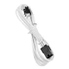 PCIe 6-kontaktiline pikenduskaabel BITFENIX Alchemy 45 cm valge ümbrisega