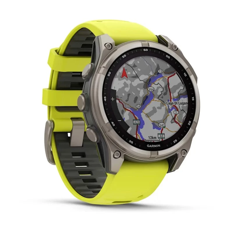 Garmin fenix 8 3.3 cm (1.3) 47 mm digitaalne 260 x 260 pikslit puuteekraan Titaan WiFi GPS (satelliit)