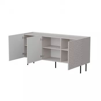 Kummut Cama LUCCA 3D 165x40x80 cm — kašmiirvärvi, puitlaastplaat, 16 mm raam, 1.8 cm ukse paksus
