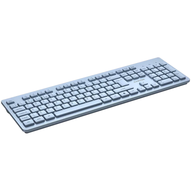 CANYON klaviatuur HKB-W01 UK/US AAA juhtmeta sinine