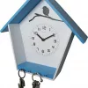 NeXtime kell 3109bl Cuckey, 30.5x33x11 cm, Seinale, Sinine/Valge
