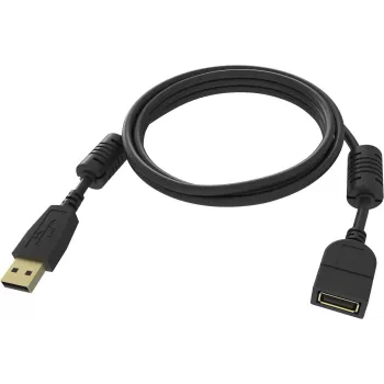 USB-kaabel Vision TC-2MUSBEXT-BL USB 2.0 2 m Must