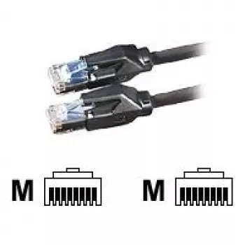 Datwyler DATWYLER - patch-kaabel - RJ-45 (M) - RJ-45 (M) - 10 m - SSTP-kaabel - CAT 6 - Halogeenivaba - Must (21.05.0105)