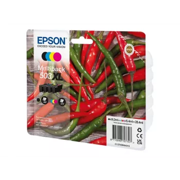 Epson 503XL tindikassett 4 tk Originaal Kõrge (XL) tootlikkusega must, tsüaan, magenta, kollane
