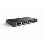 Võrgu PoE lüliti Reolink RLA-PS1 – 8-pordiline PoE, 150 W kogueelarve, IEEE 802.3af/at, 2x Gigabit üleslink