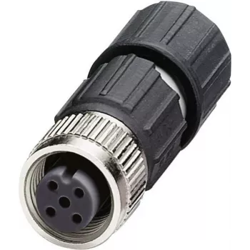 Phoenix Contact 1641688 juhtmepistik M12 Must – Roostevaba teras (1641688)