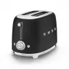 Röster Smeg 50's Style TSF01BLMEU 2 viilu Must Roostevaba teras