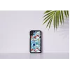 iKins nutitelefoni ümbris iPhone XS / XS Max must kivimustriga, kaitsev tagakaas