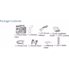 DECT telefon Grandstream GXP1628 — DECT laua-/seinatelefon, LCD 132x48 px, valjuhääldi, 500 kontakti, RJ‑9 peakomplekt