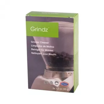 Puhastusgraanulid URNEX Grindz kohviveskitele, 3 × 35 g kotikesed, hall