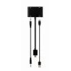 HDMI-VGA adapter GEMBIRD A-HDMIM-HDMIFVGAF-01, HDMI-isane VGA-väljundisse, 0,15 m, must