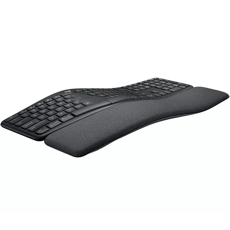 Logitech ERGO K860 - klaviatuur - juhtmevaba - 2,4 GHz, Bluetooth 5.0 - QWERTY - GB - grafiit