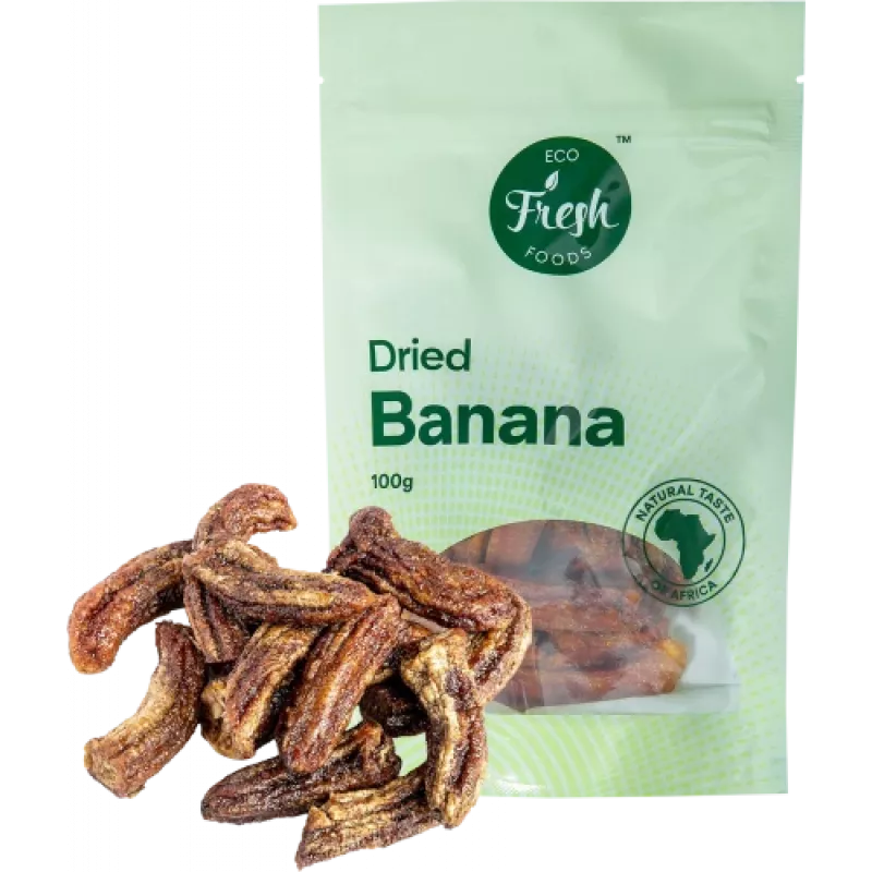 Eco fresh foods Kuivatatud banaan 100 g