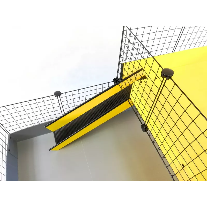 C&C modulaarpuur ühekorruseline 4x2 + Loft 2x1 + Must kaldtee
