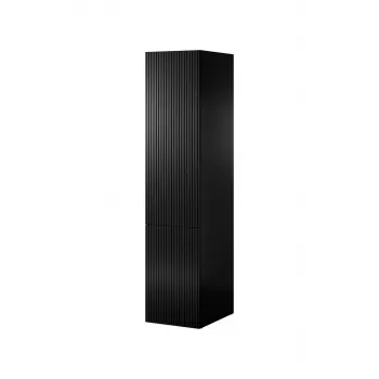 Riidekapp cama meble PAFOS 1D, 45×55,5×198,5 cm, must matt, 4 riiulit