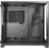 C-703 Vision ATX mängukorpus, karastatud klaas, must