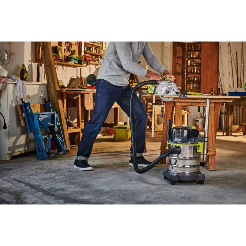 RYOBI R18WDV-0 tolmuimeja 18V One+ Must, roheline