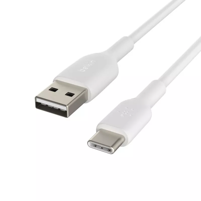 USB-kaabel Belkin CAB001BT2MWH 2m USB A to USB C valge