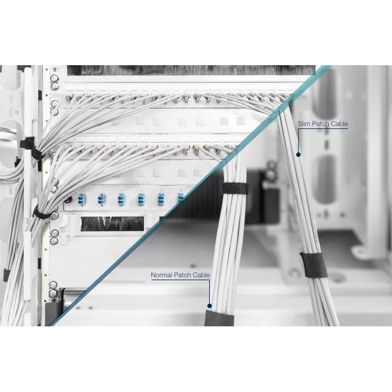Võrgukaabel Digitus CAT 6A U/FTP õhuke patch-juhe RJ-45 Cat6a 3m Hall