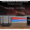 Lauapealne ruuter MERCUSYS MR25BE EasyMesh Wi‑Fi 7 kaheribaline 2,4/5 GHz, 3600 Mbps, 3× Gigabit LAN, 4 välist antenni