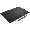 Wacom One by Medium graafikatablett must, punane 2540 lpi 216 x 135 mm USB