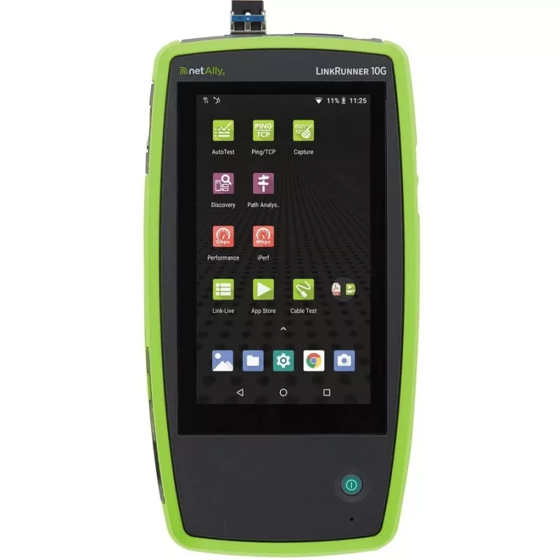 LinkRunner 10G Advanced, integreeritud aku, liitium-ioon (Li-Ion), 3,63 V, 180
