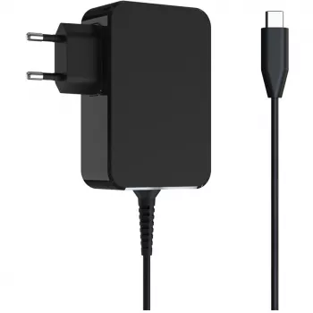 Mobiilseadme laadija LC-Power LC-NB-GAN-65-C sülearvutile Must Vahelduvvool Siseruumidesse