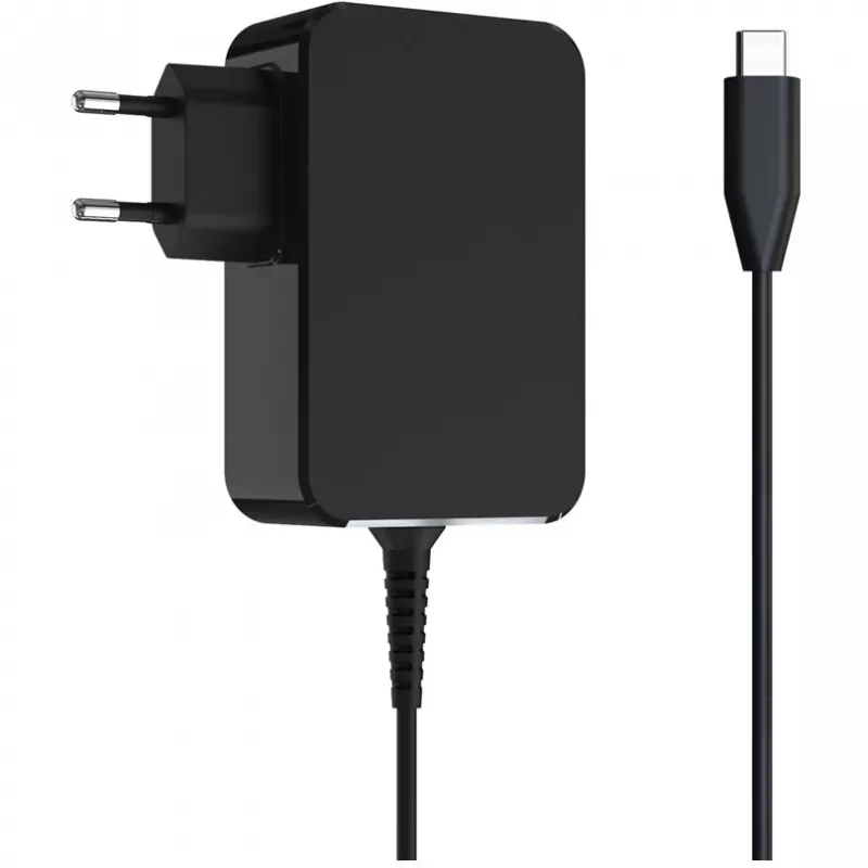 Mobiilseadme laadija LC-Power LC-NB-GAN-65-C sülearvutile Must Vahelduvvool Siseruumidesse