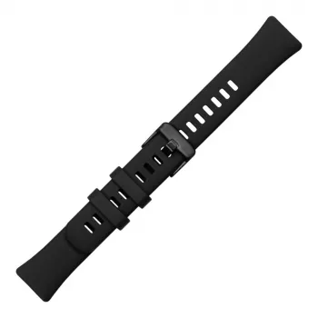 Silikoonrihm FIXED Huawei Band 8/9/10 — Must, vahetatav nahasõbralik rihm
