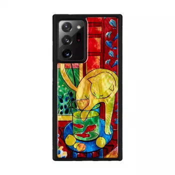 Telefonikott iKins Samsung Galaxy Note 20 Ultra jaoks — kassi disain punane kala