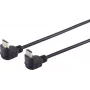 Monitorikaabel ShiverPeaks HDMI Type A - HDMI Type A, nurga all, 1,5 m