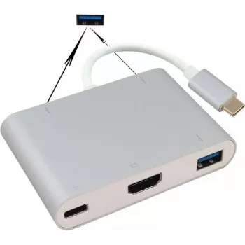 Dokkimisjaam helos 288389 USB 3.1 USB-C 4K HDMI väljundiga