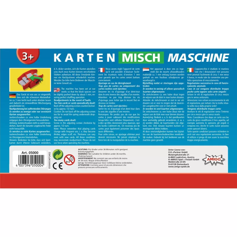 Kartenmischmaschine (Punane)