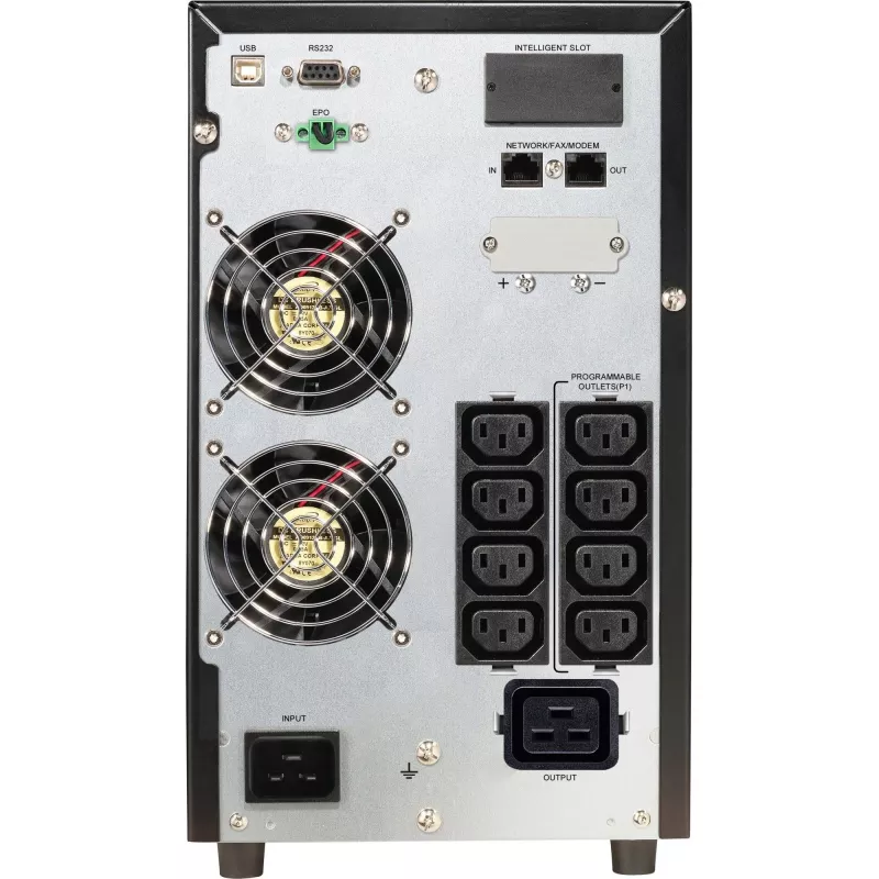 PowerWalker VFI 3000 CG PF1 Topeltmuundus (Online) 3 kVA 3000 W 9 vahelduvvoolu pistikupesa