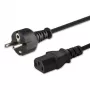 Toitekaabel SAVIO CL-138 — IEC C13 tüüp E, 1,8 m, must