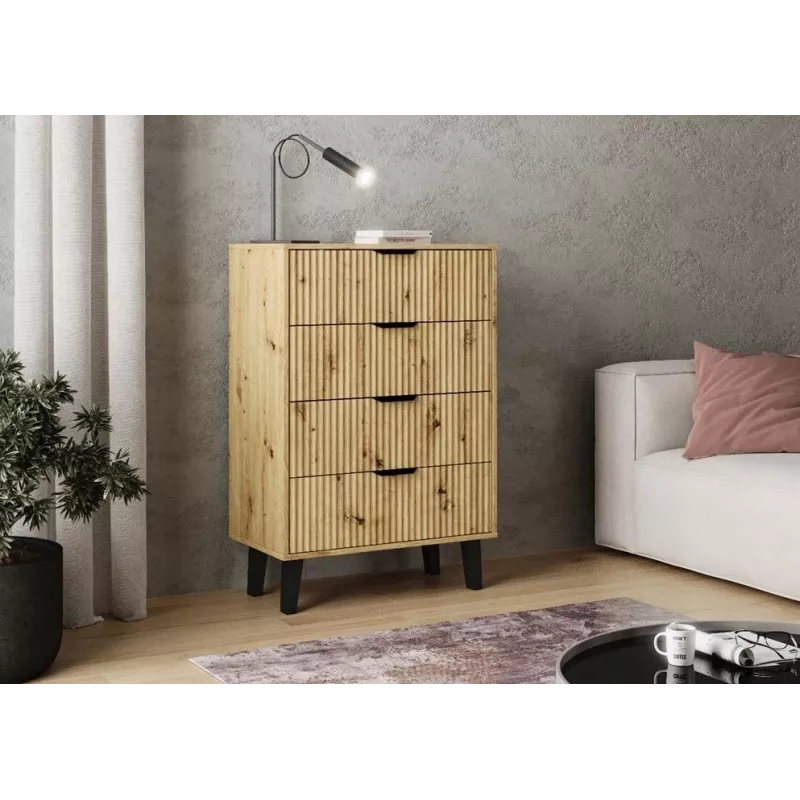 SCANDI 4S õhuke tamm ARTISAN kummut