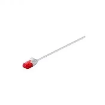 Wentronic Goobay CAT 6 õhuke patch-kaabel, U/UTP, hall, 10 m - vaskmaterjal (93734)