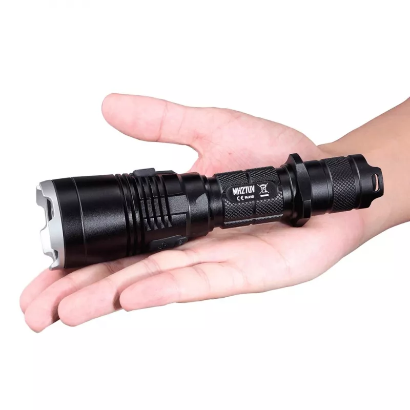 Nitecore MH27UV Must käeshoitav taskulamp LED