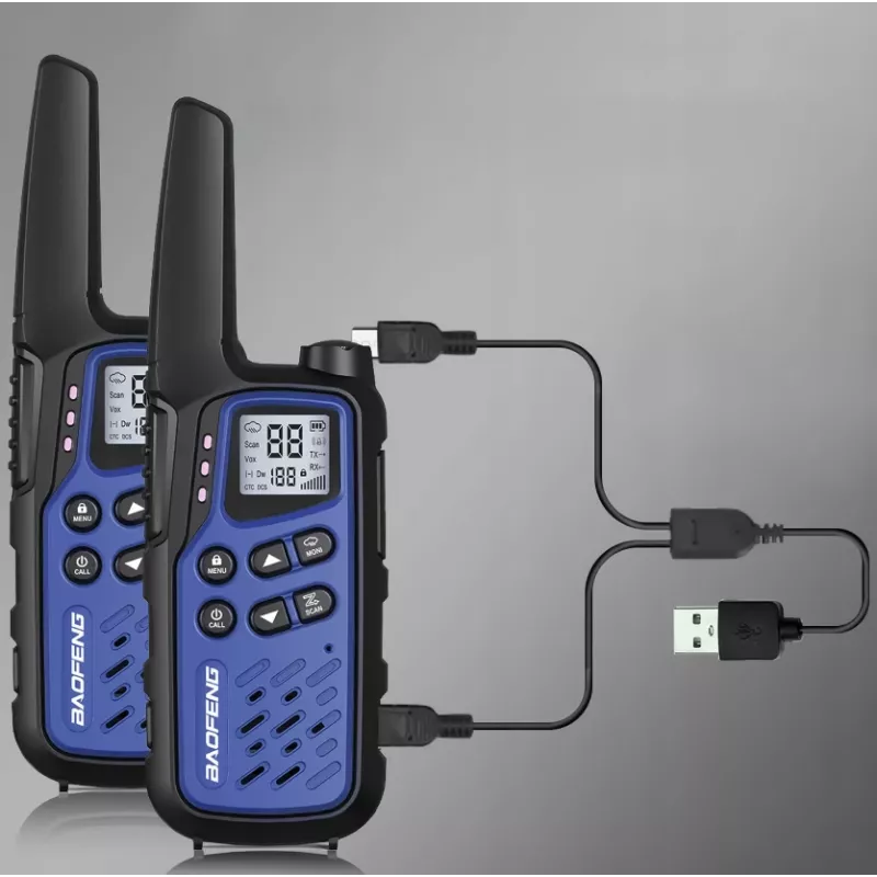 Walkie-Talkie Baofeng BF-T25E sinine, 2 tk