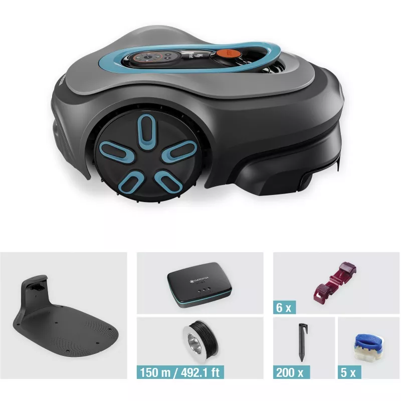 Robotic lawn mower Gardena smart SILENO pro aku 600 m² 16 cm