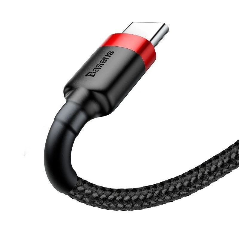 Mobiiltelefoni kaabel Baseus Punane 1m USB A USB C