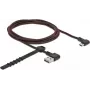 USB-kaabel DeLOCK EASY-USB 2.0 Type-A kuni Micro-B isane nurga all 1,5 m must