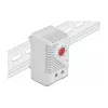 Termostaat DELOCK 66824, plastkorpus, IP20, 30 W, 250 V, 10 A, 43×60×33 mm, hall/punane