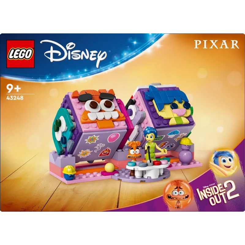 Ehitusmänguasi LEGO Disney Pixar Inside Out 2 Meeleolukuubikud komplekt 43248